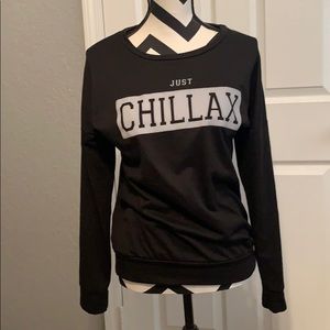 “Just Chillax” long sleeve T-shirt